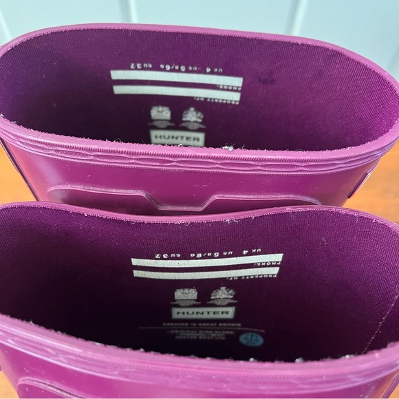 Hunter boots -size 5b 6g eu37 - original kids gloss - Picture 5 of 8